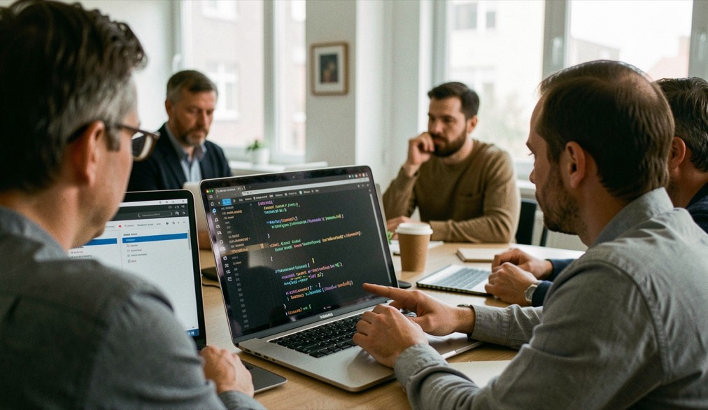 Local software experience abroad: editorial image about remote work